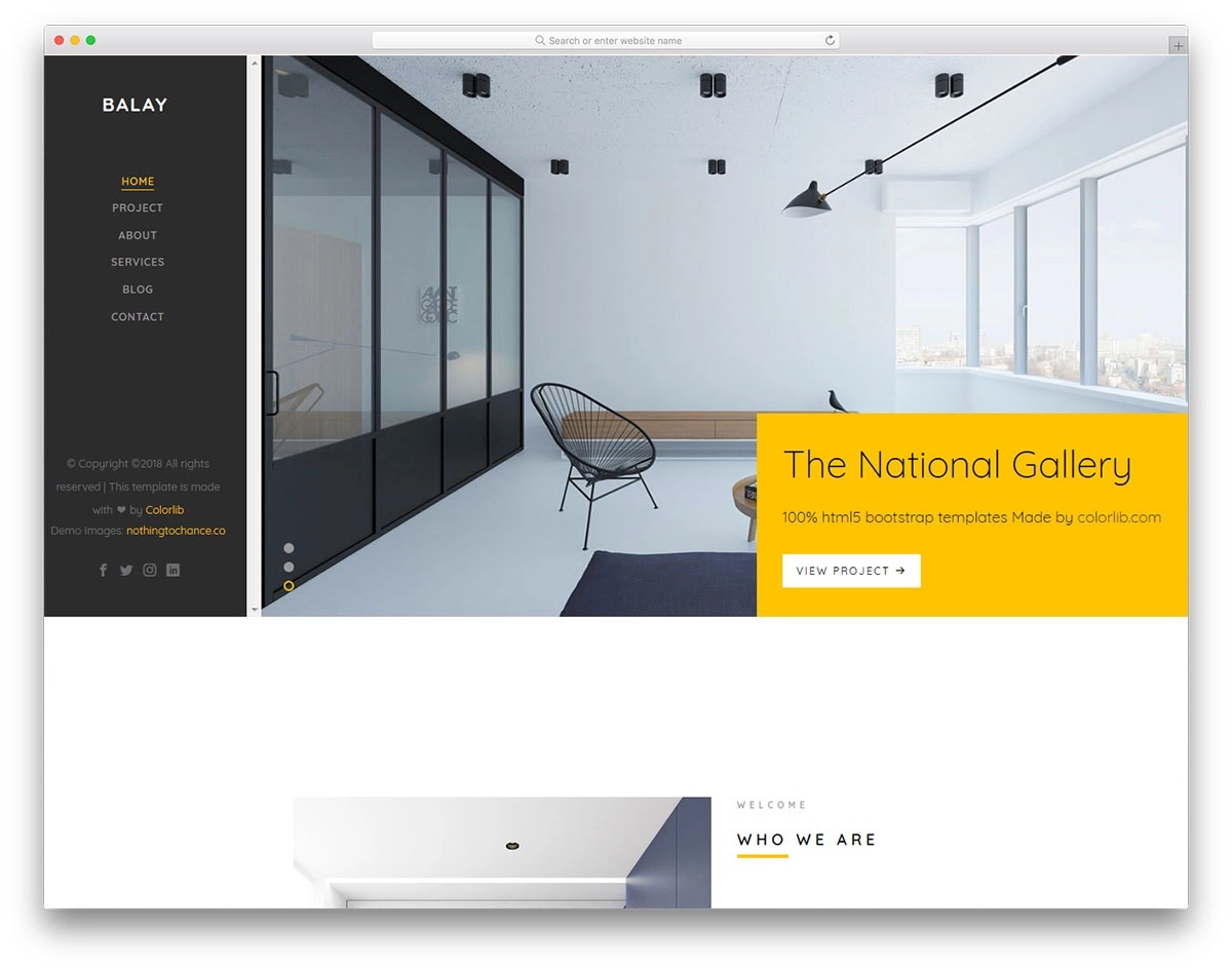 balay html template