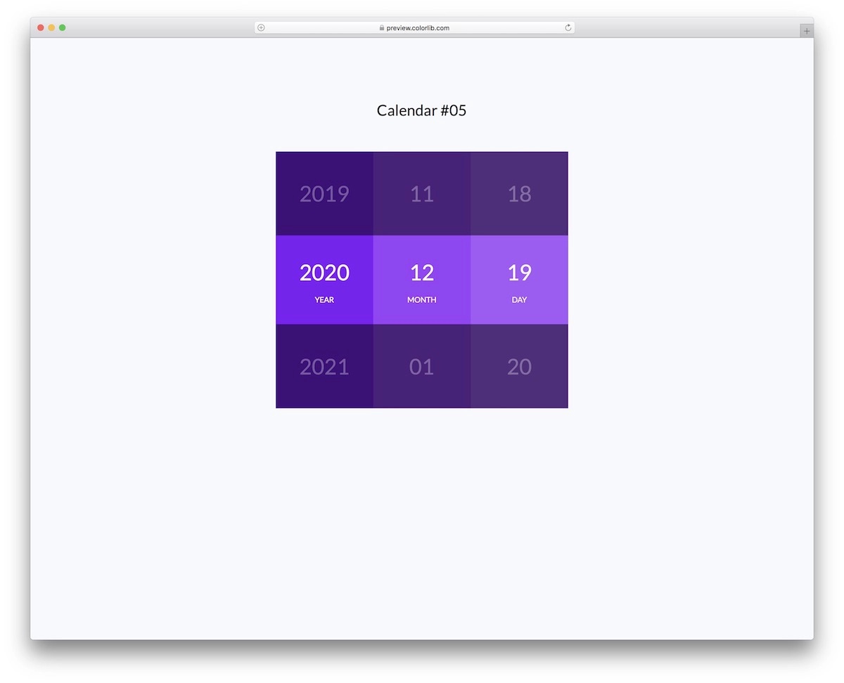 bootstrap calendar 05