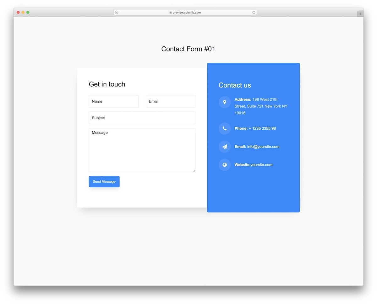 colorlib contact form 01