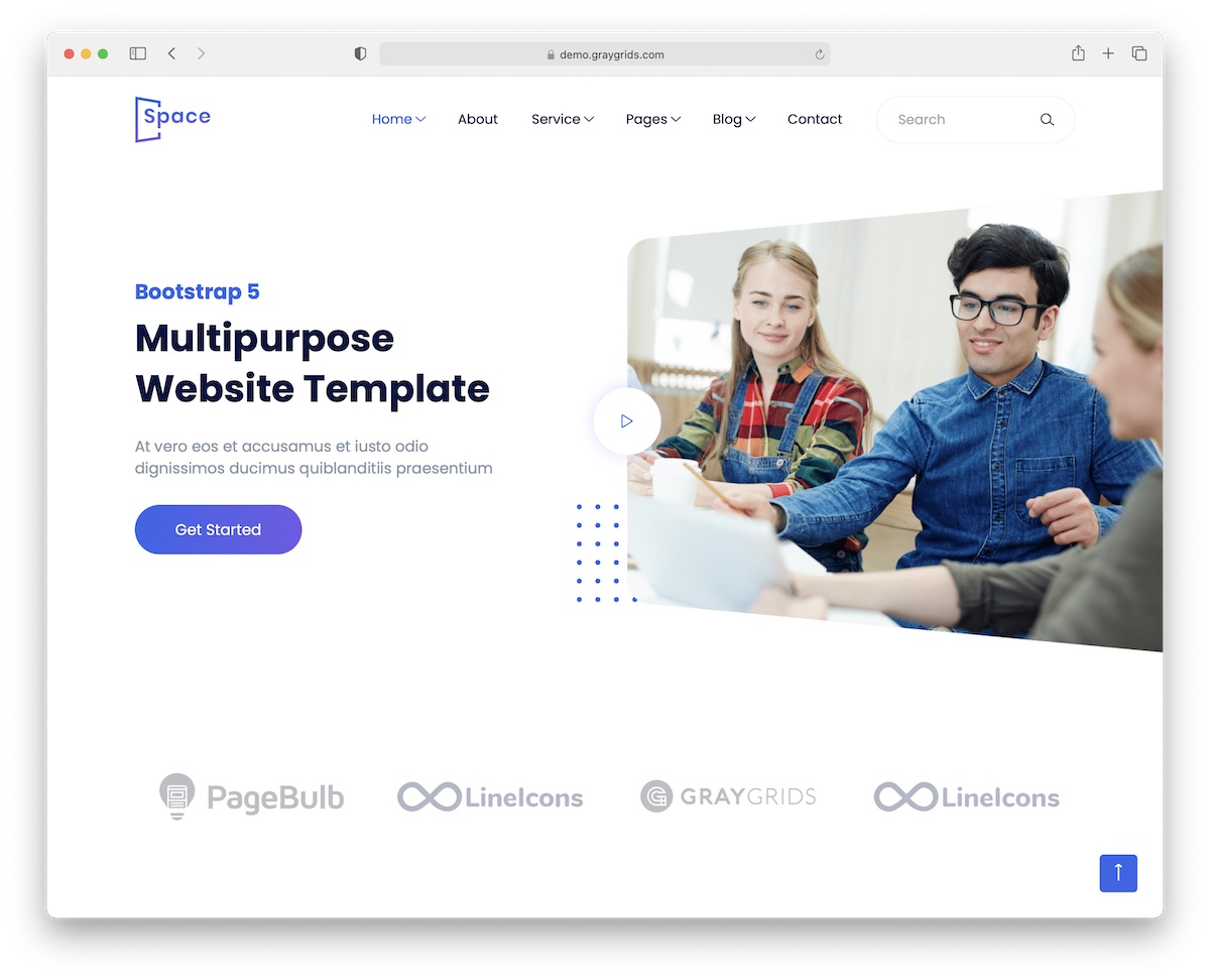 space free bootstrap 5 template