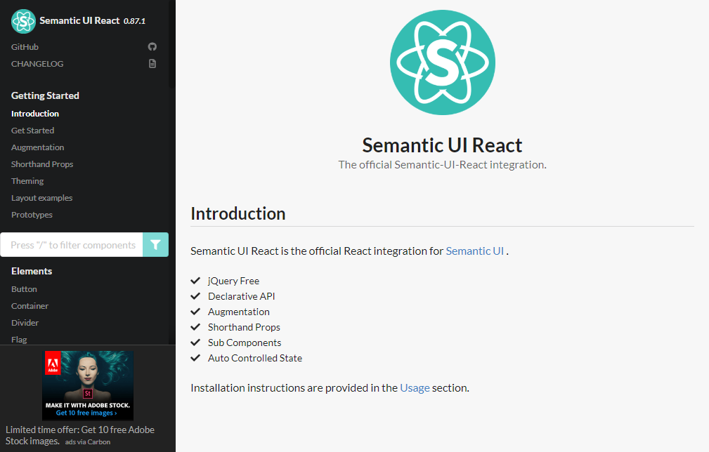 react ui frameworks